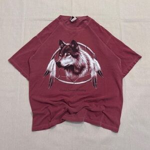 Vintage 90s Quality Goods wolf dreamcatcher graphic tee